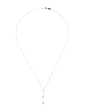 Necklace 14K Diamond Drop Pendant Necklace