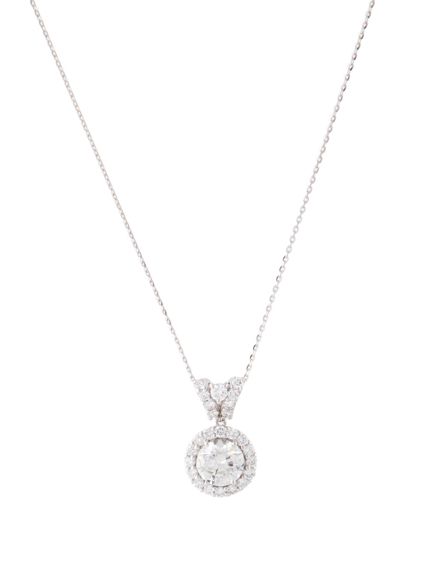 Necklace 14K 2.28ctw Lab-Grown Diamond Pendant