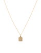 Necklace 14K Diamond Small Initial 'J' Pendant Necklace