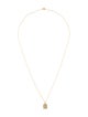 Necklace 14K Diamond Small Initial 'J' Pendant Necklace