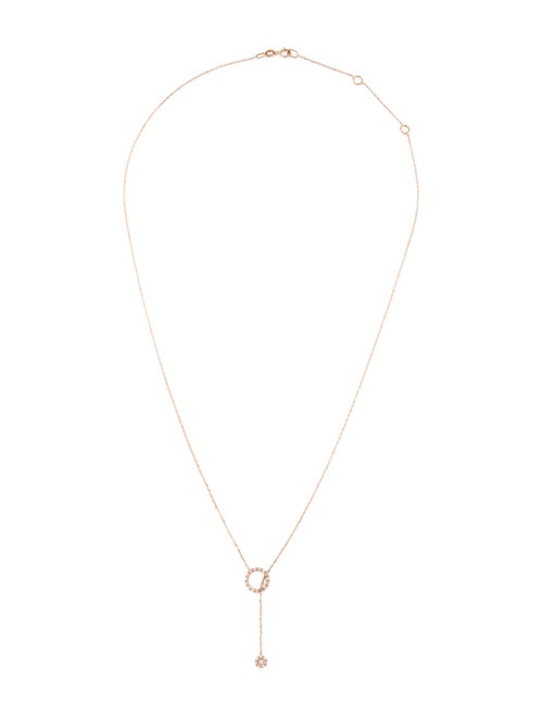 Necklace 14K Diamond Circle Necklace