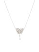 Necklace 18K Diamond Butterfly Pendant Necklace