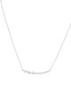 Necklace 14K Diamond Curve Pendant Necklace