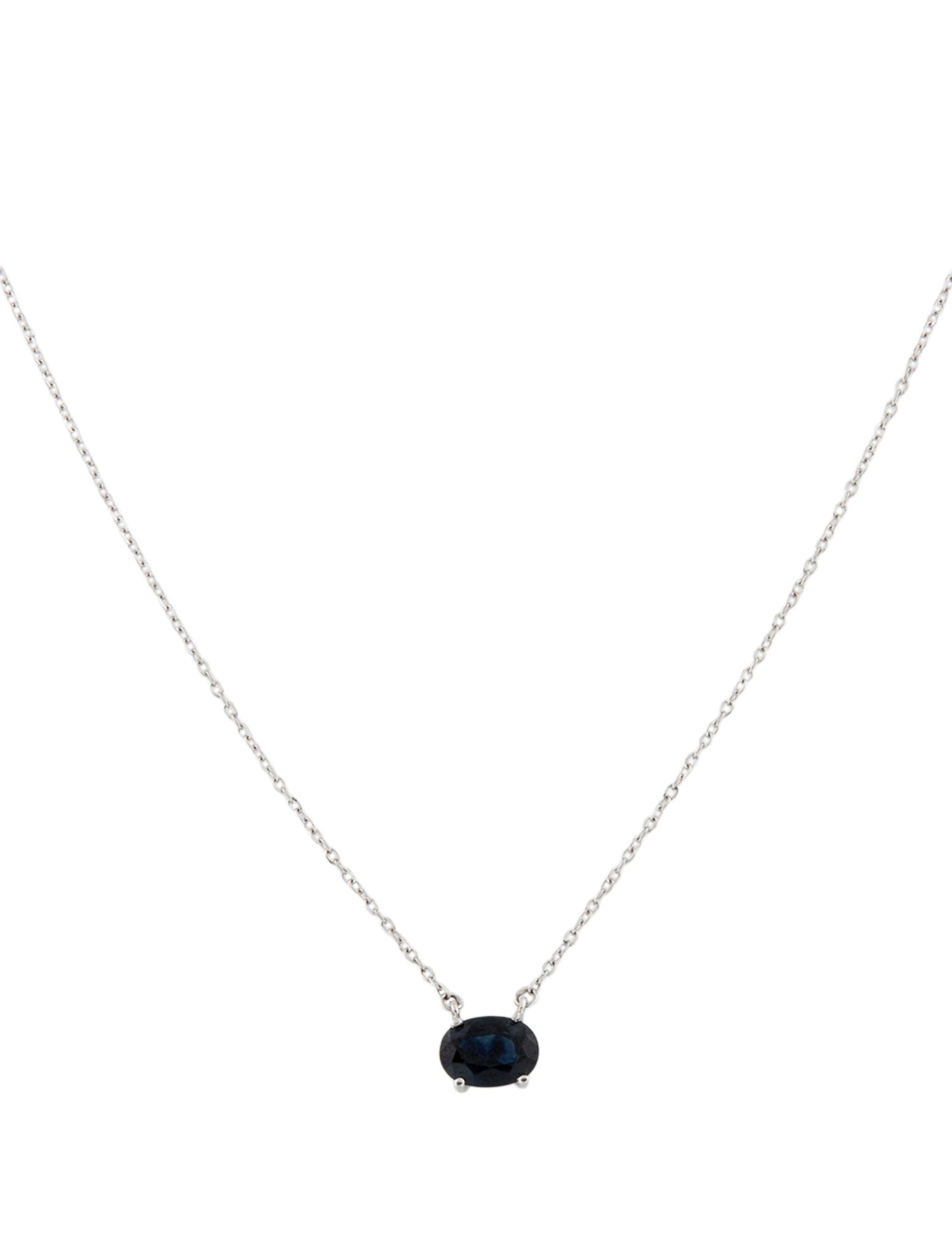 Necklace 14K Sapphire Pendant w/ Tags