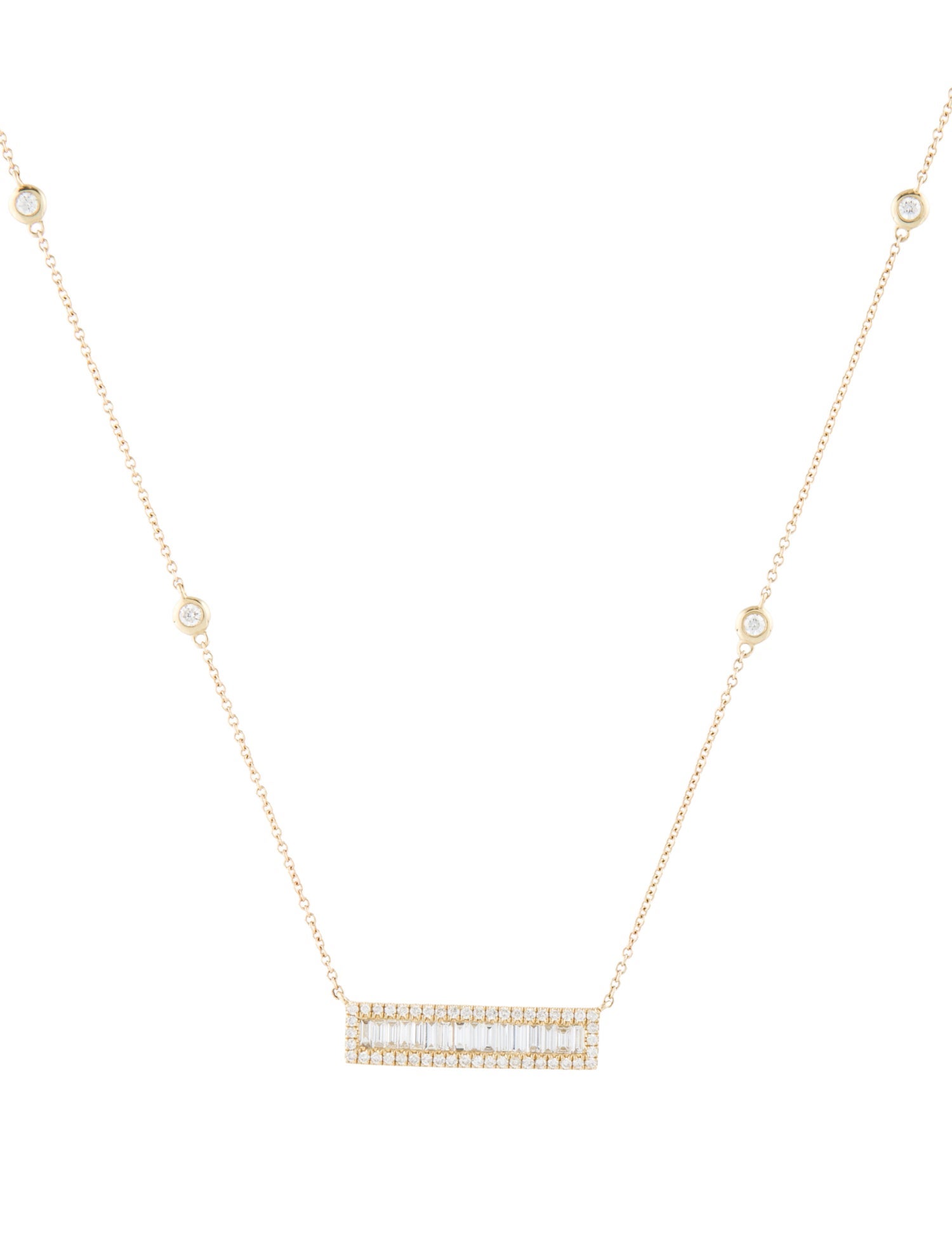 Necklace 14K Diamond Pendant