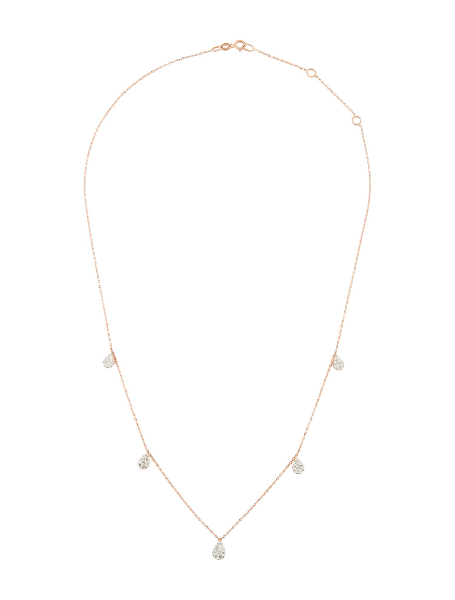 Necklace 14K Diamond Station