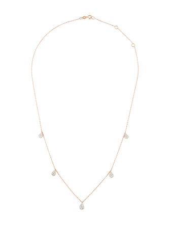 Necklace 14K Diamond Station Necklace