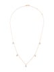 Necklace 14K Diamond Station Necklace