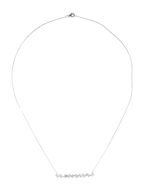 Necklace 14K 1.32ctw Diamond Bar Necklace