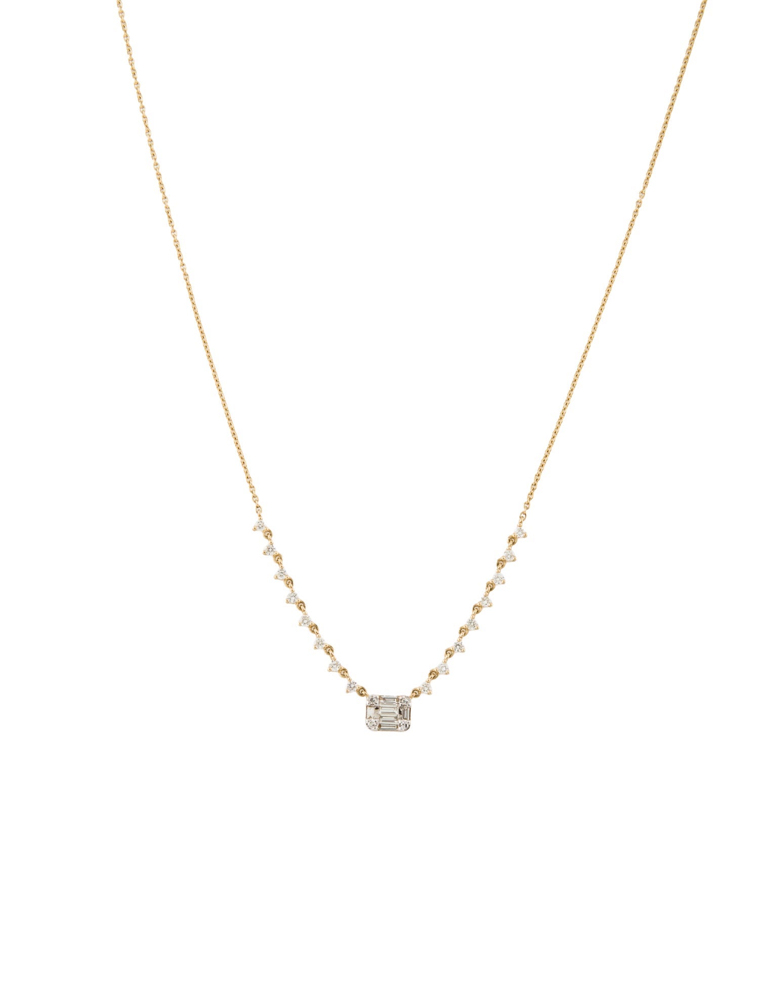 Necklace 14K Diamond Pendant