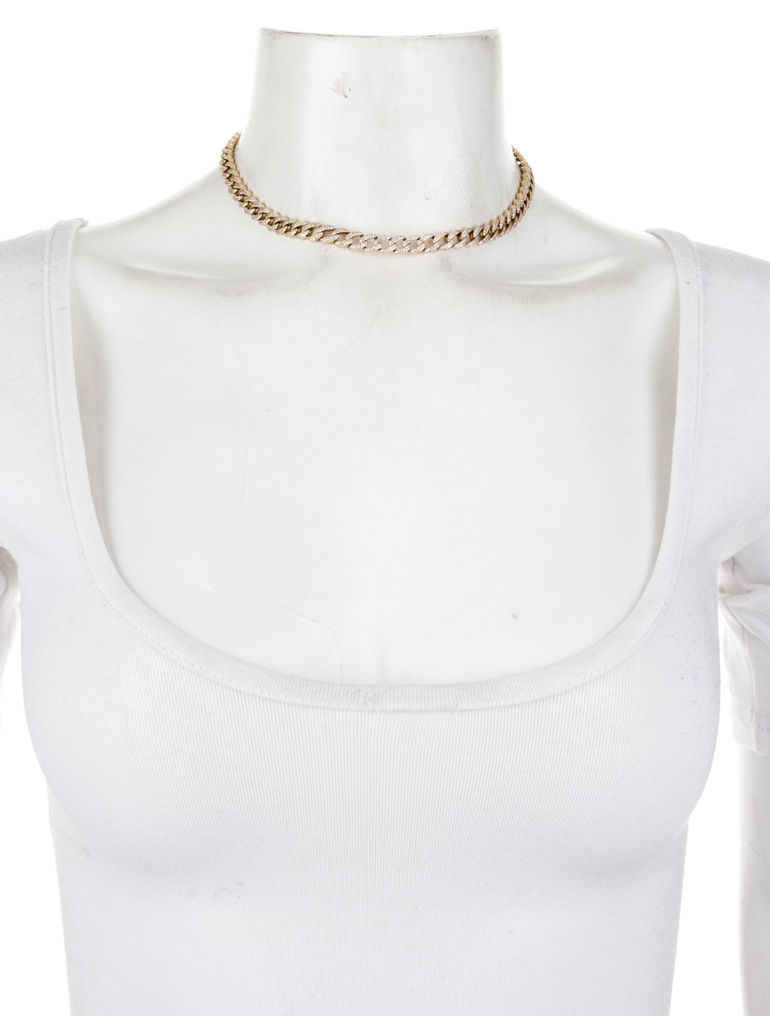 Necklace 14K 3.51ctw Diamond Pavé Curb Link Chain