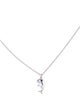 Necklace 14K Sapphire Dolphin Pendant Necklace