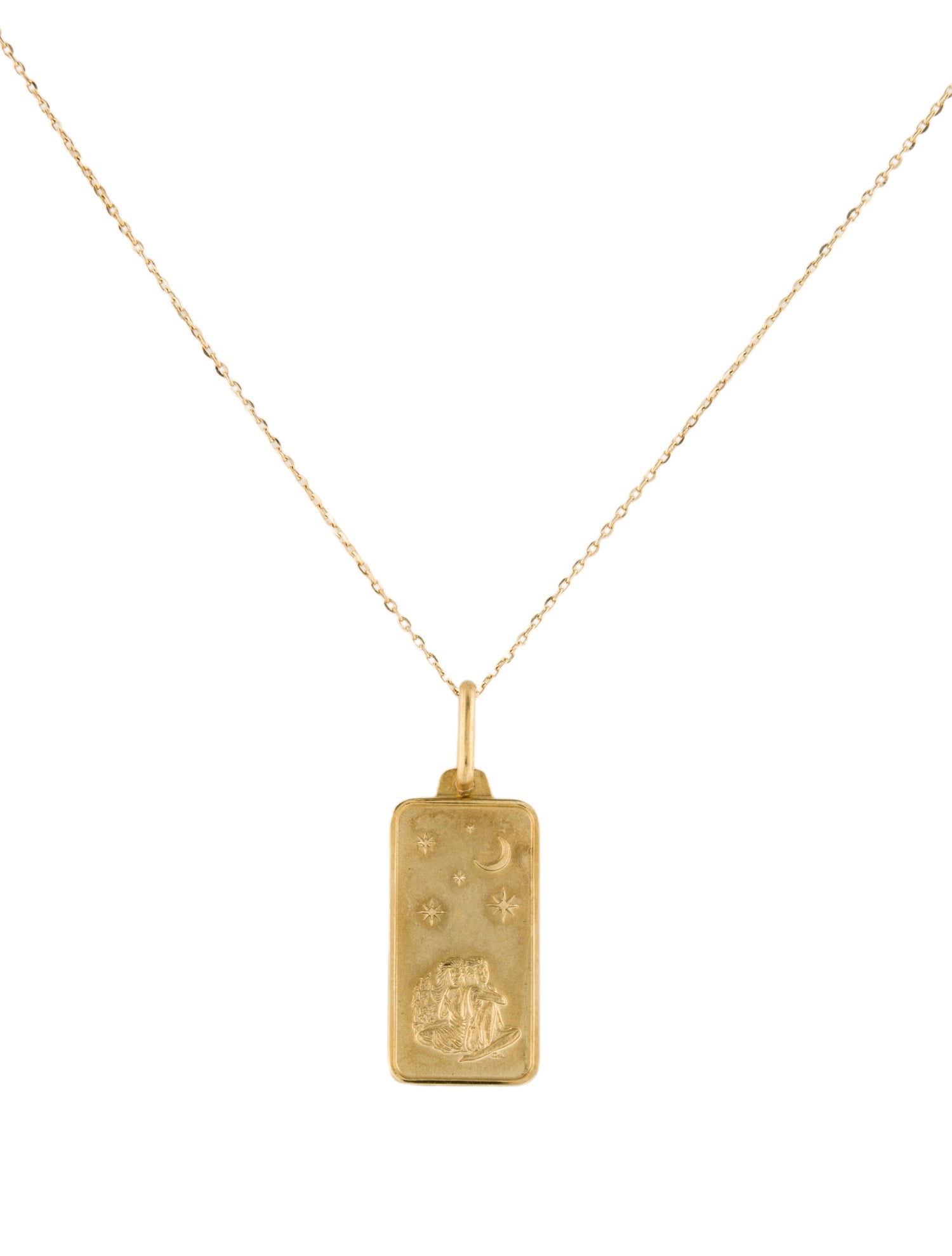 Necklace 14K Zodiac Pendant