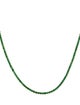 Necklace 14K Emerald Adjustable Choker Necklace