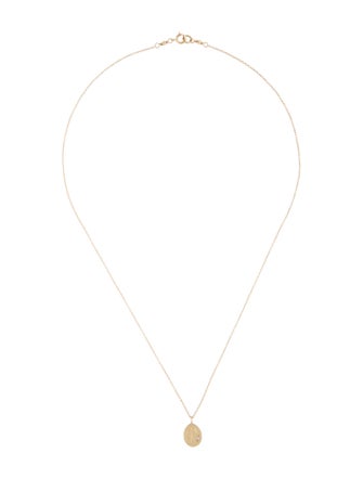 Necklace 14K Diamond Small Cherub Necklace