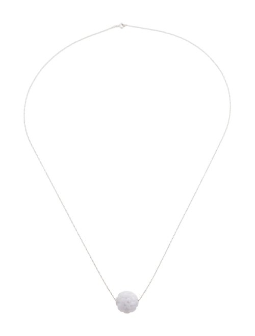 Necklace 14K Dyed Jadeite Pendant Necklace