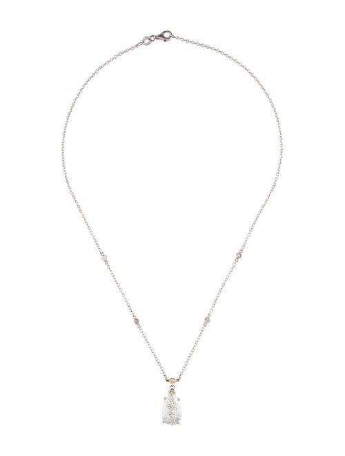 Necklace 18K 4.50ct Lab-Grown Diamond Pendant Necklace