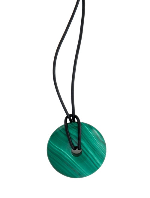 Necklace Malachite Pendant Necklace