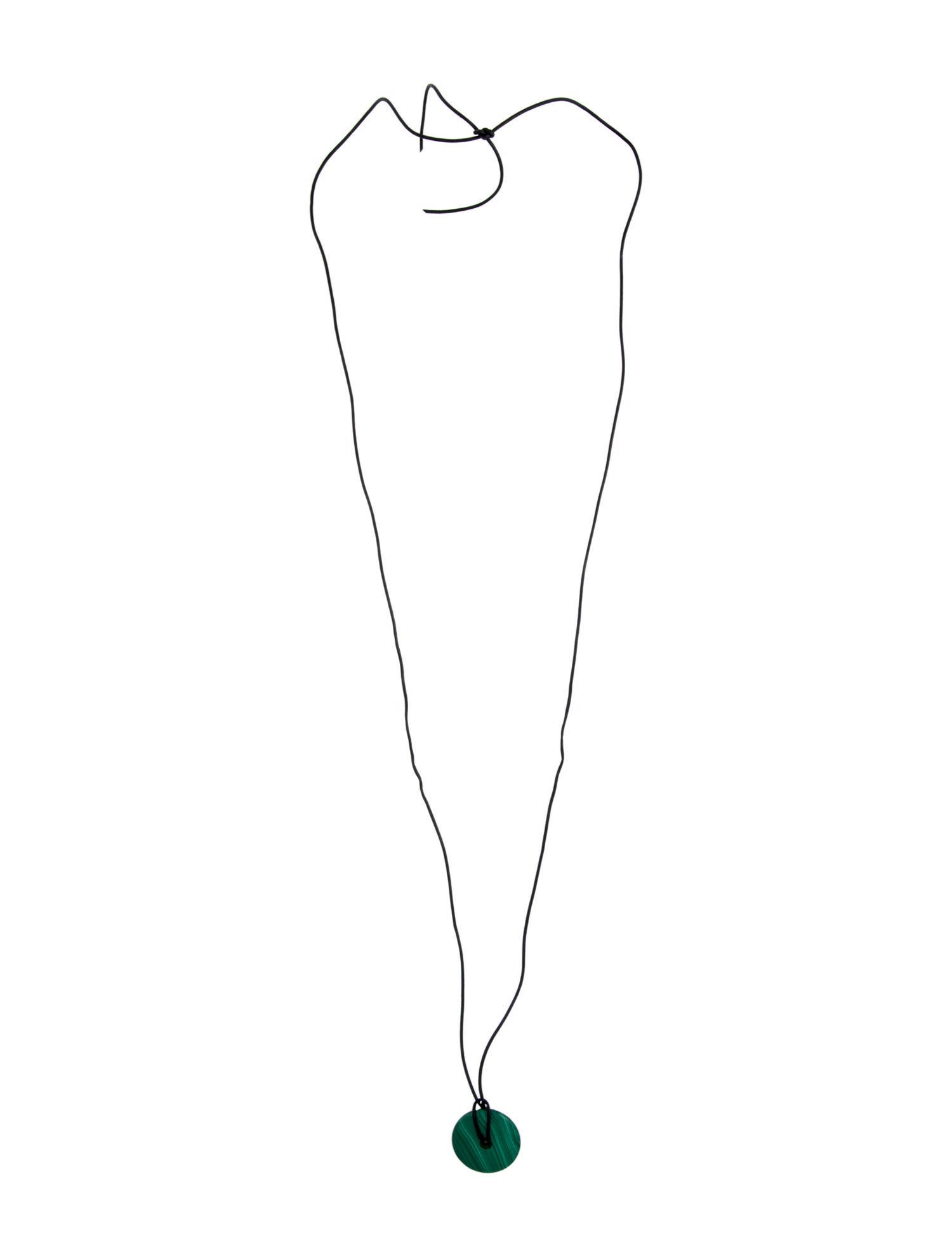 Necklace Malachite Pendant Necklace