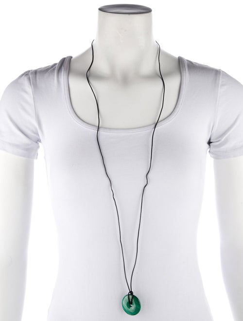 Necklace Malachite Pendant Necklace