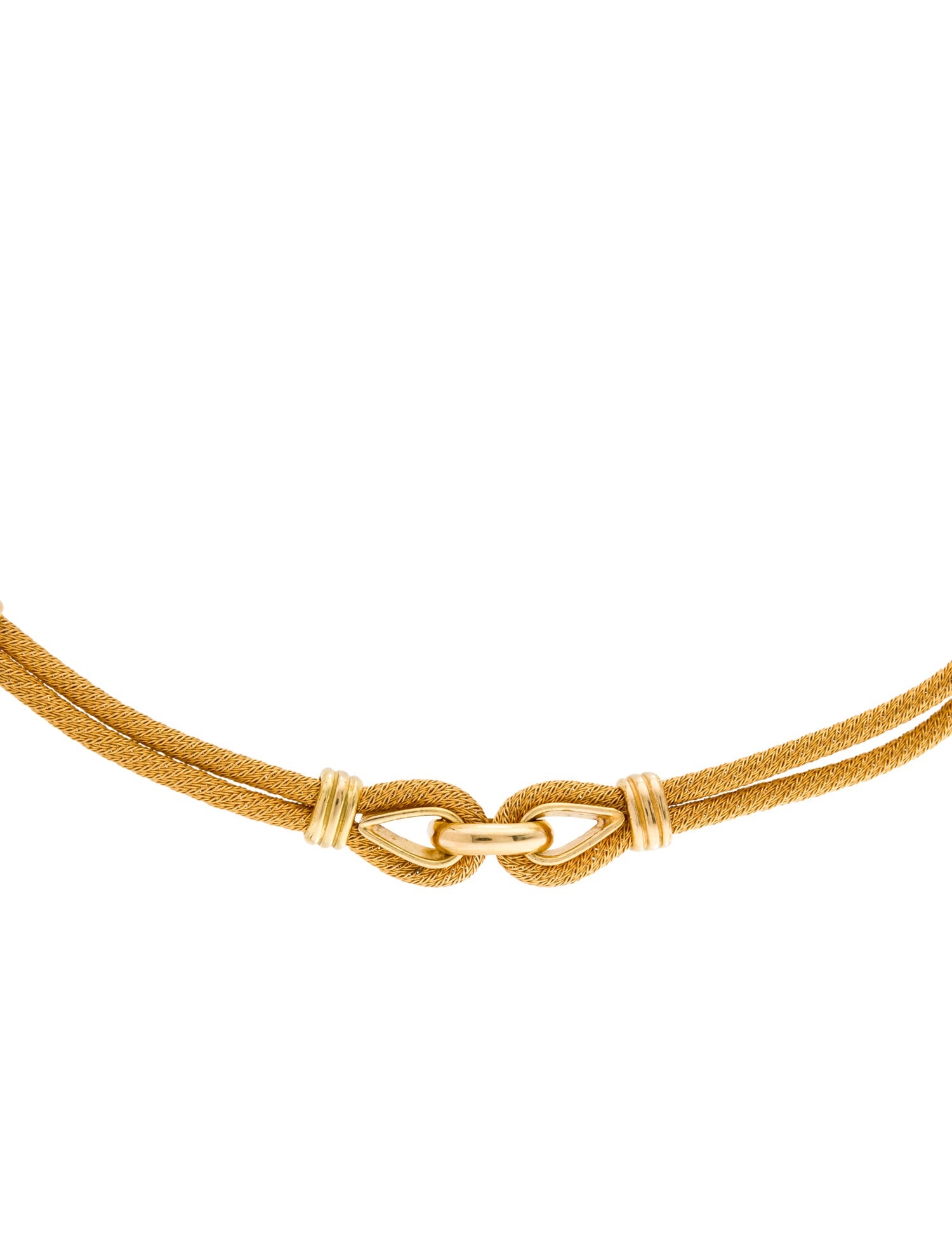 Necklace 18K Braided Collar