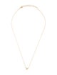 Necklace 18K Diamond Heart Pendant Necklace