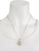 Necklace 14K 4.55ct Opal & DIamond Pendant Necklace
