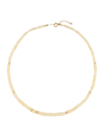 Necklace 14K Graduated Opal Bead Necklace