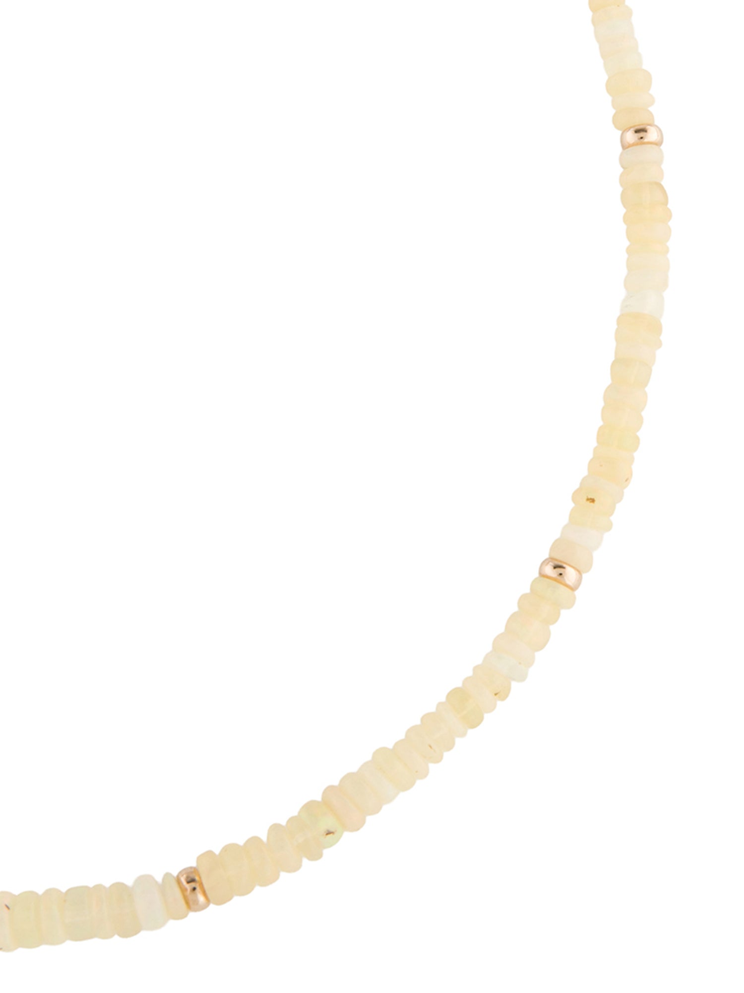 Necklace 14K Graduated Opal Bead Necklace