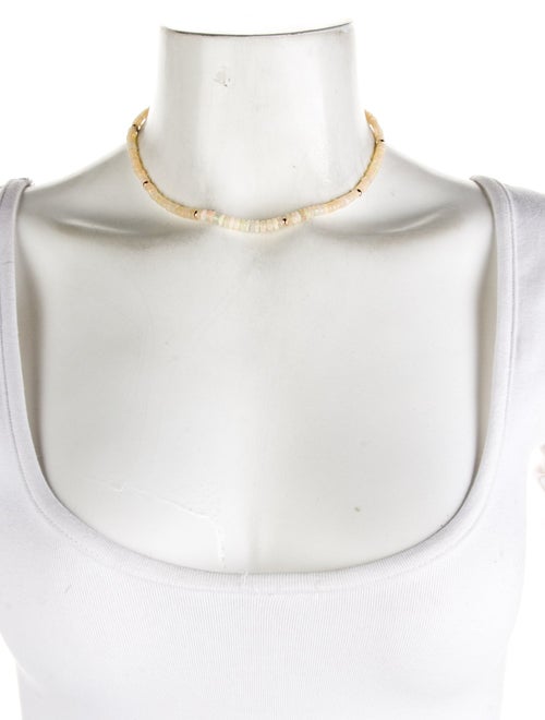 Necklace 14K Graduated Opal Bead Necklace