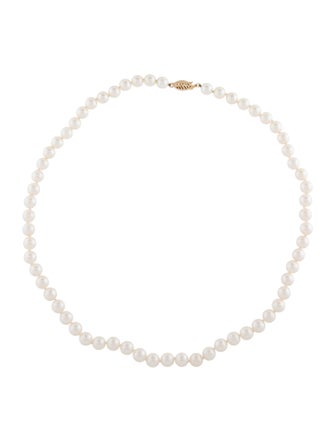 Necklace 14K Pearl Strand Necklace