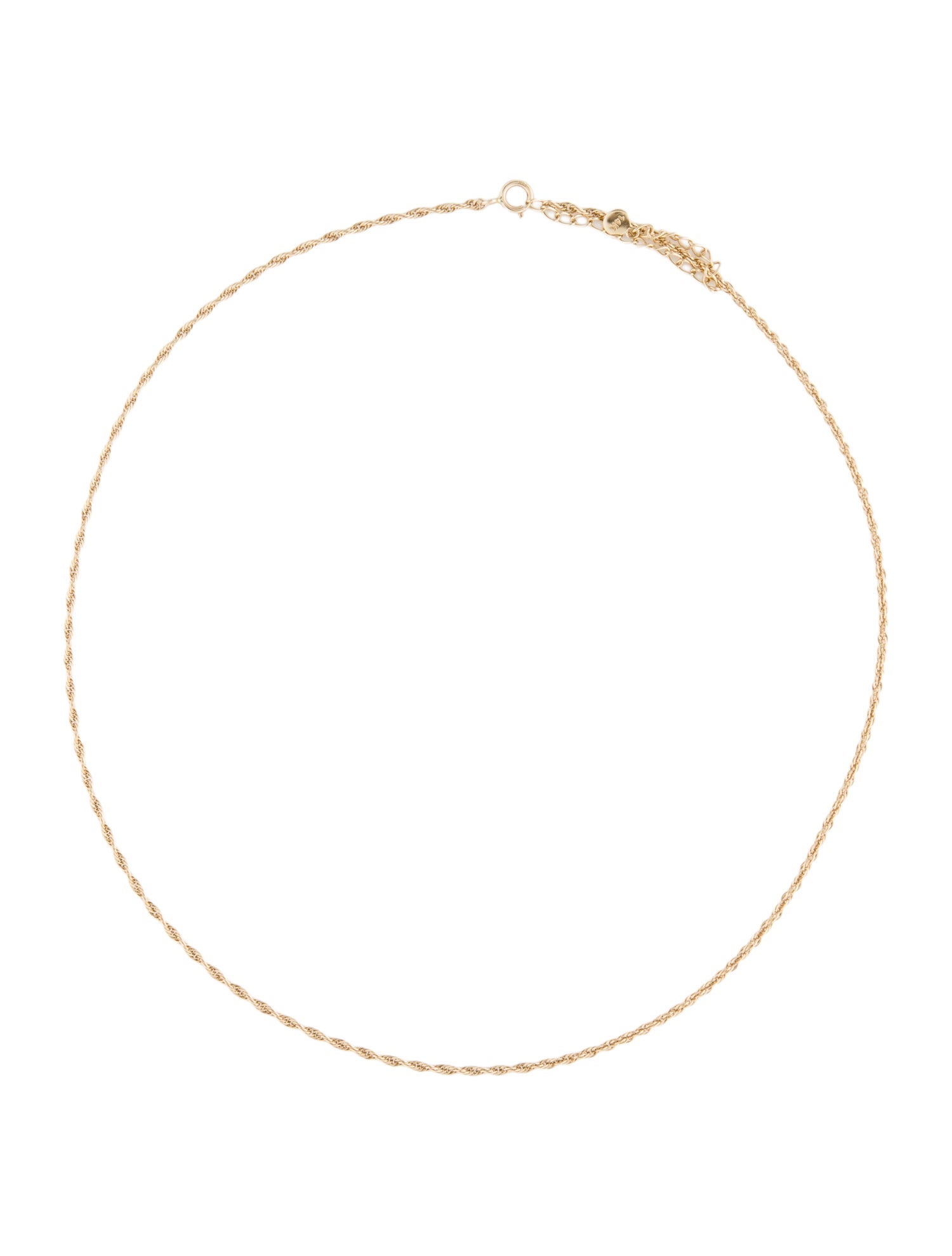 Necklace 14K Rope Chain