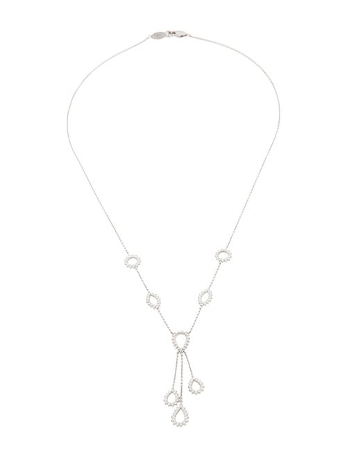 Necklace 18K Diamond Lavalier Necklace