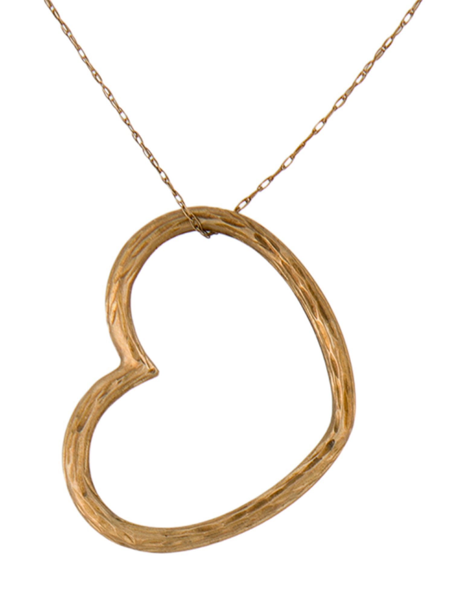 Necklace 10K Heart Pendant