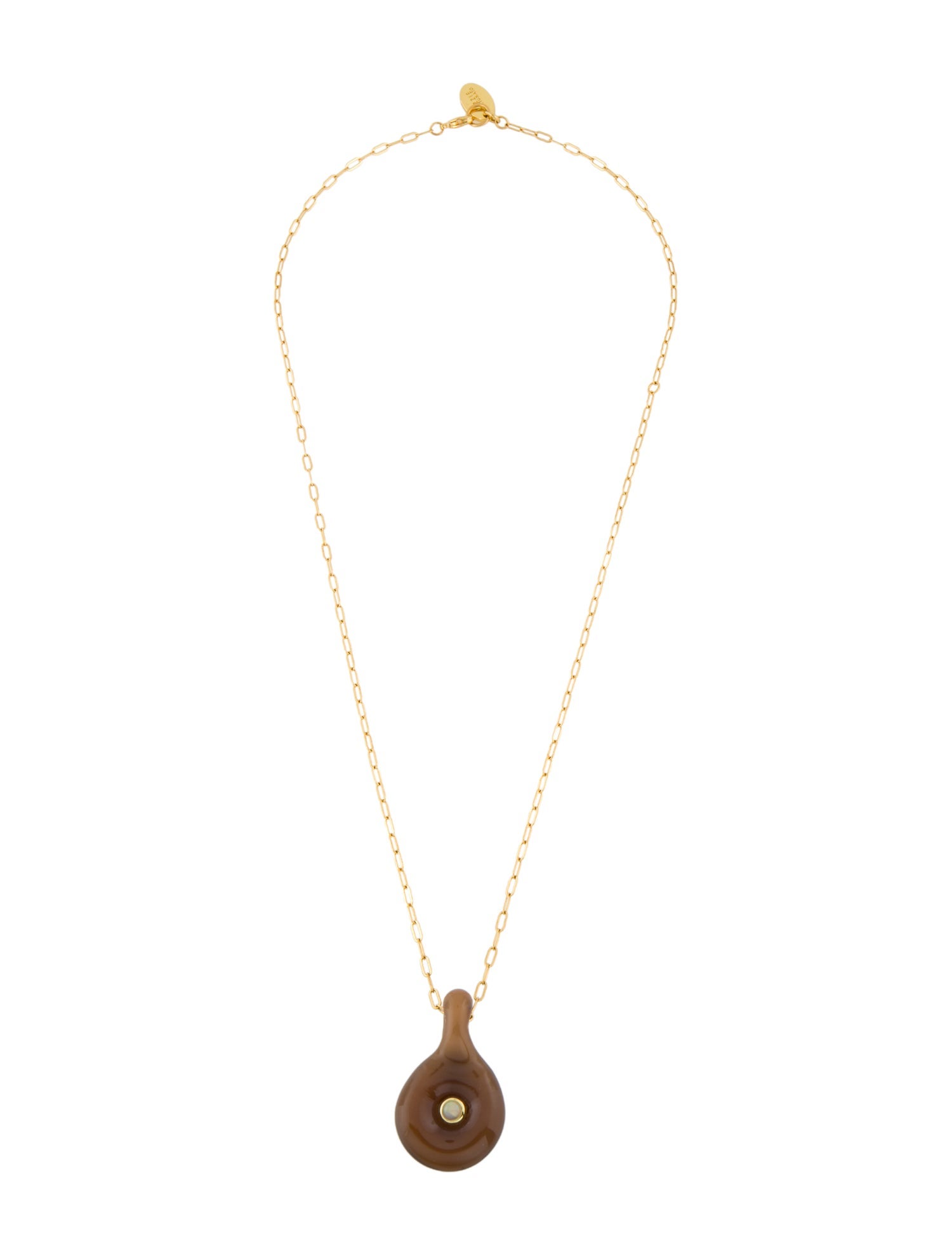 Lizzie Fortunato Opal Drop Pendant Necklace