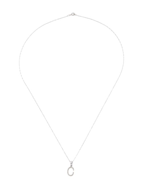 Necklace 14K Diamond Initial 'C' Pendant Necklace
