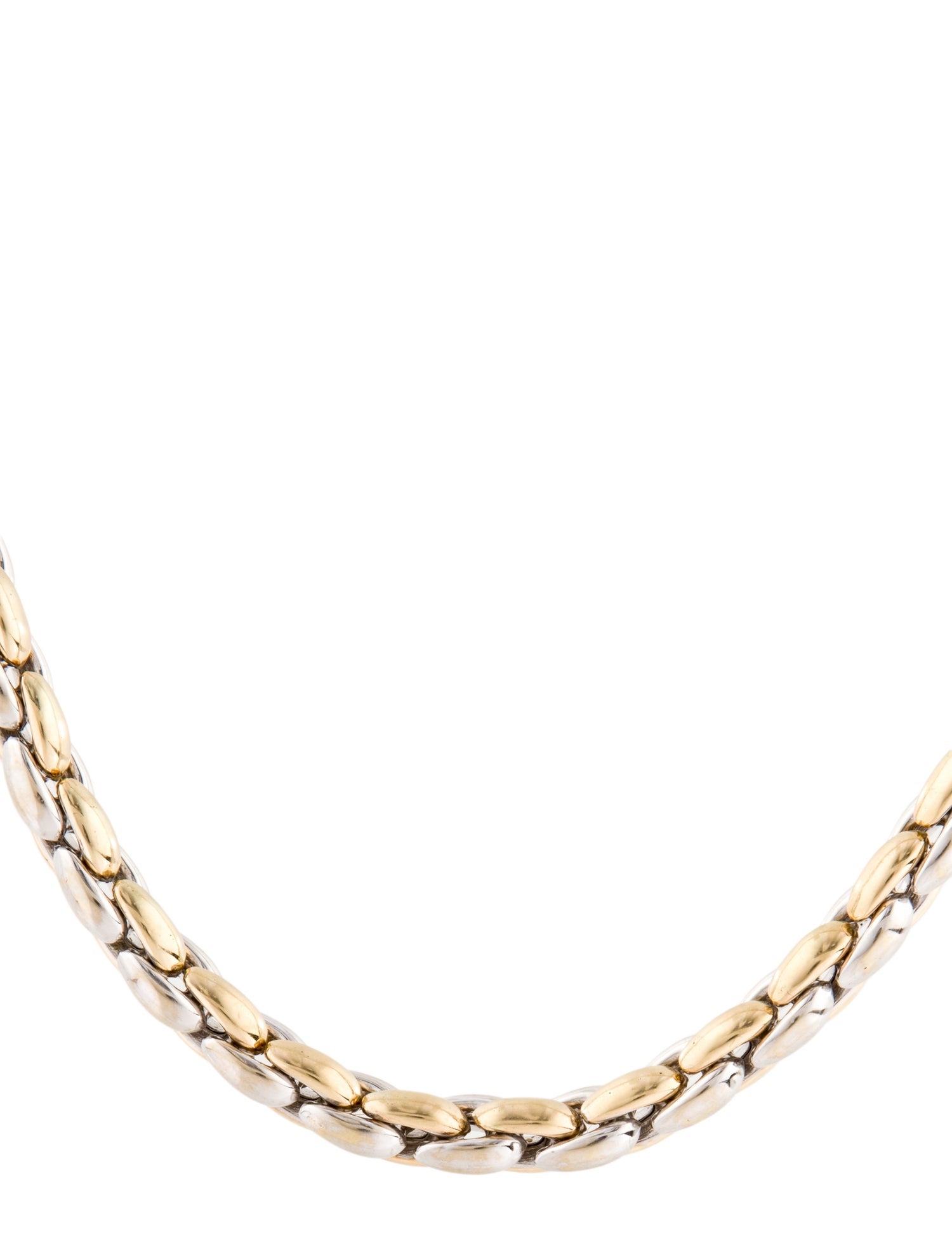 Necklace 14K Two-Tone Chain Necklace