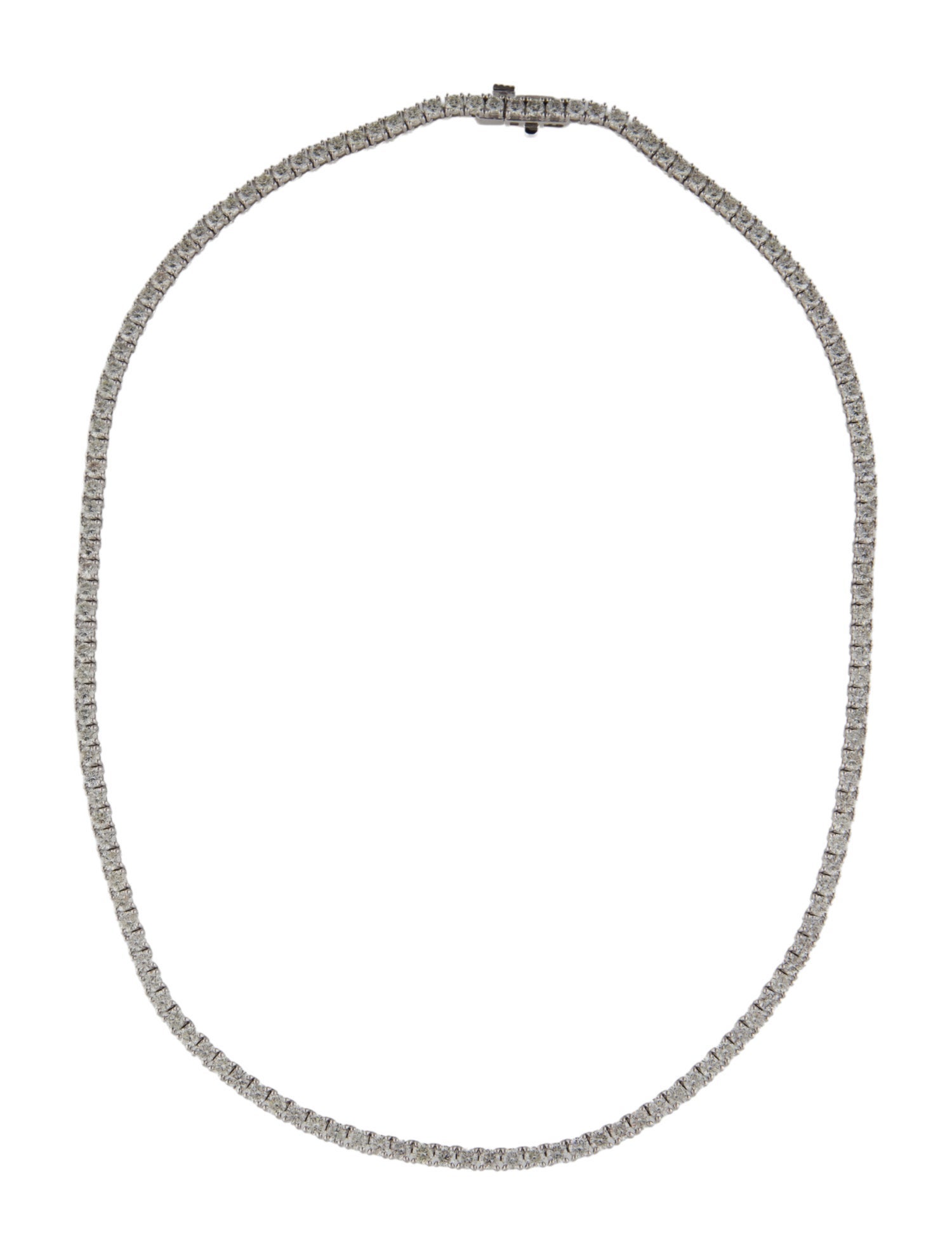 Necklace 14K 10.12ctw Diamond Tennis