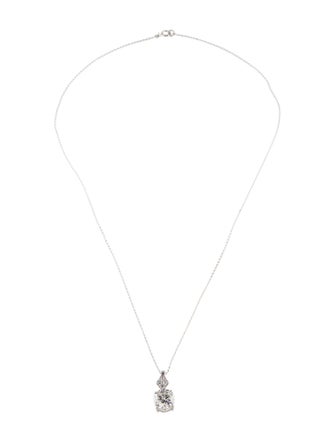 Necklace 14K 2.19ctw Lab-Grown Diamond Pendant Necklace