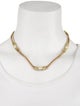 Necklace 14K Diamond Heart Double Row Collar Necklace