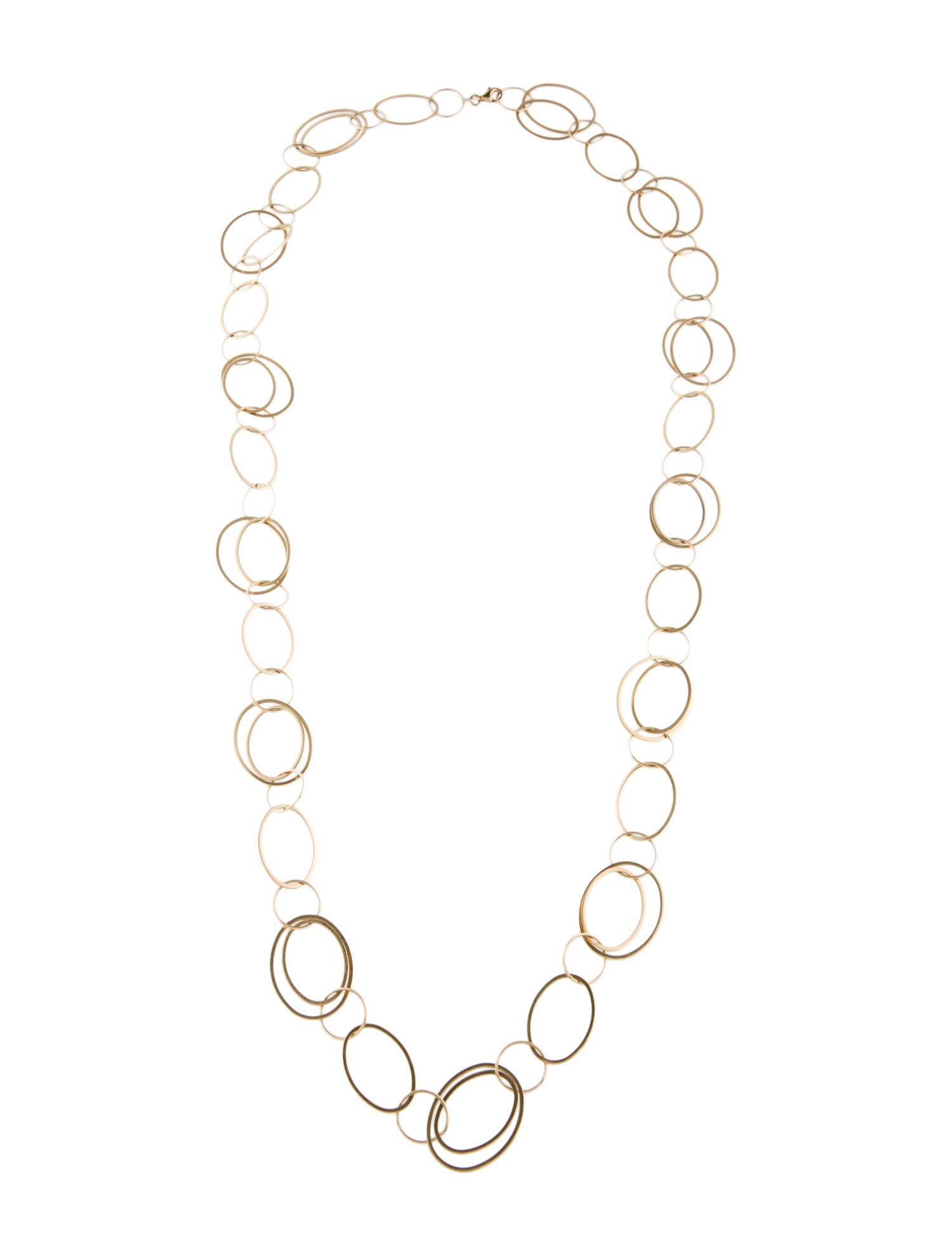 Necklace 14K Interlocking Oval Link