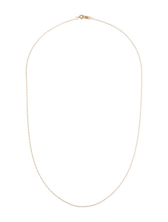 Necklace 10K Rope Chain Necklace