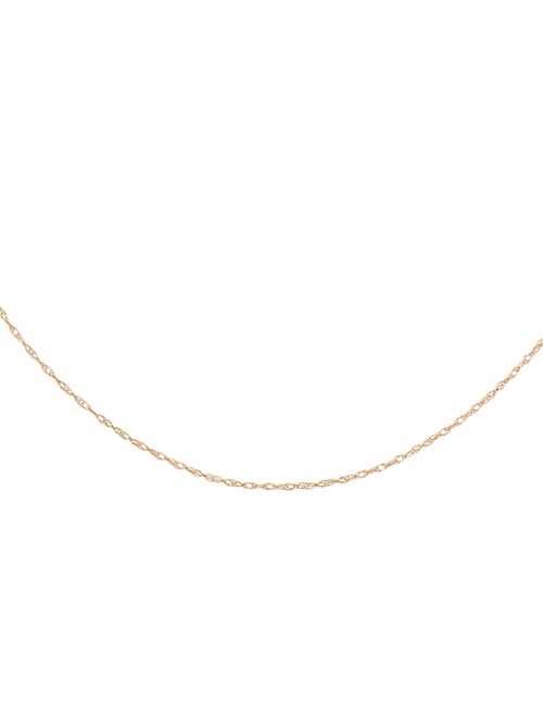 Necklace 10K Rope Chain Necklace