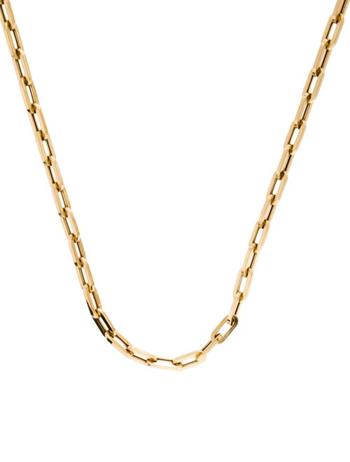 Necklace 18K Link Chain Necklace