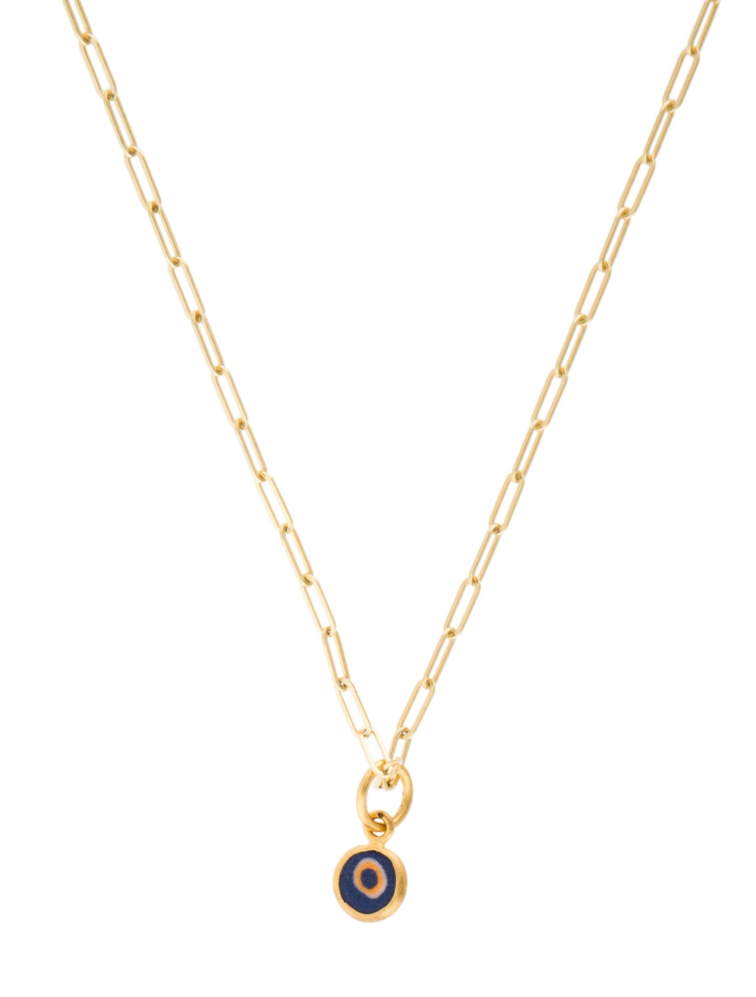 Necklace Ceramic Evil Eye Pendant Necklace