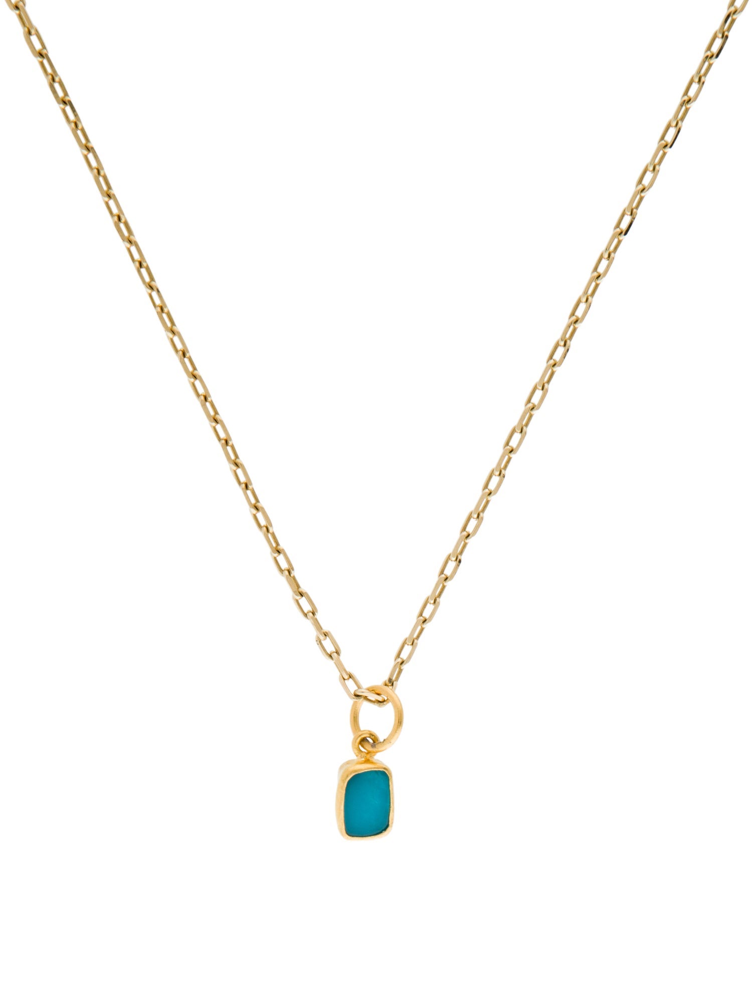 Necklace Turquoise Pendant Necklace