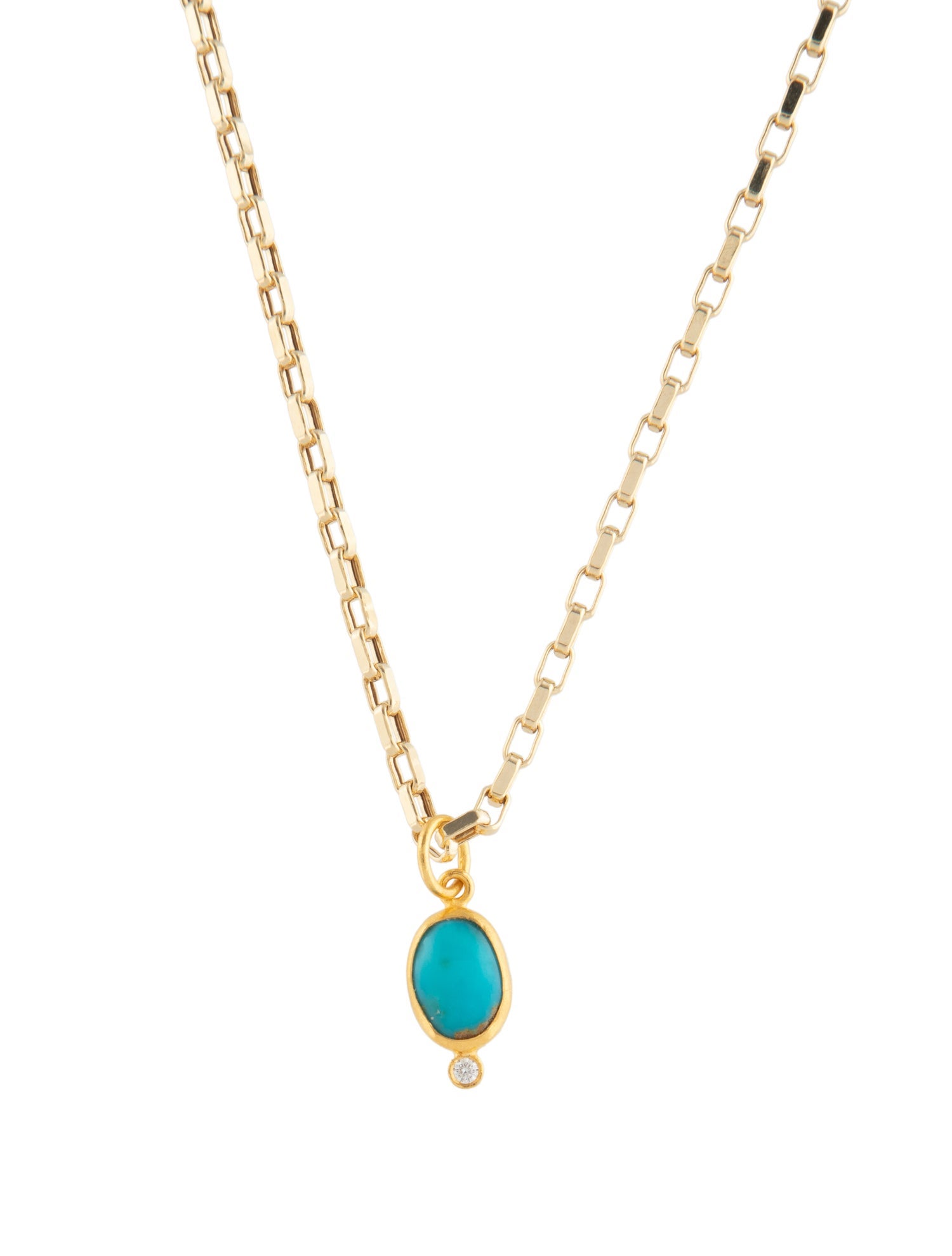 Necklace Turquoise Pendant