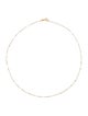 Necklace 14K Two-Tone Bead Chain Necklace