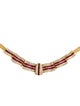 Necklace 18K Ruby & Diamond Collar Necklace