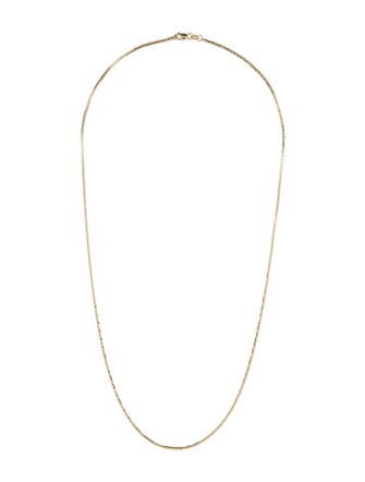 Necklace 14K Wheat Chain Necklace